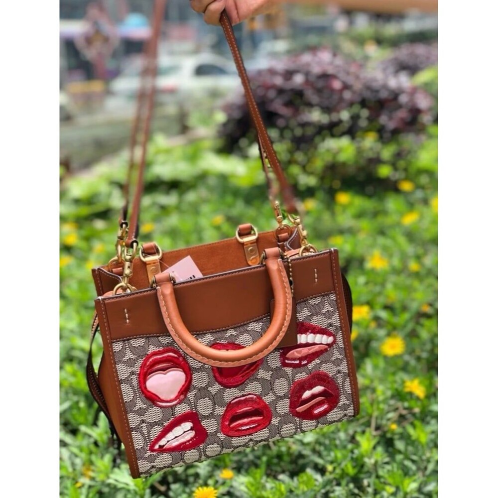 Coach X Tom Wesselmann Rogue 25 In Signature Textile Jacquard
